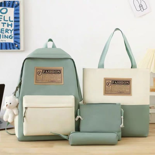 4-in-1 School Bag Set – Backpack, Tote, Crossbody & Pencil Case - Image 5