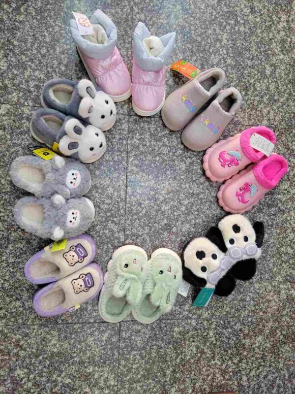 Fluffy Little Kids’ Indoor Shoes - Mixed - Image 2