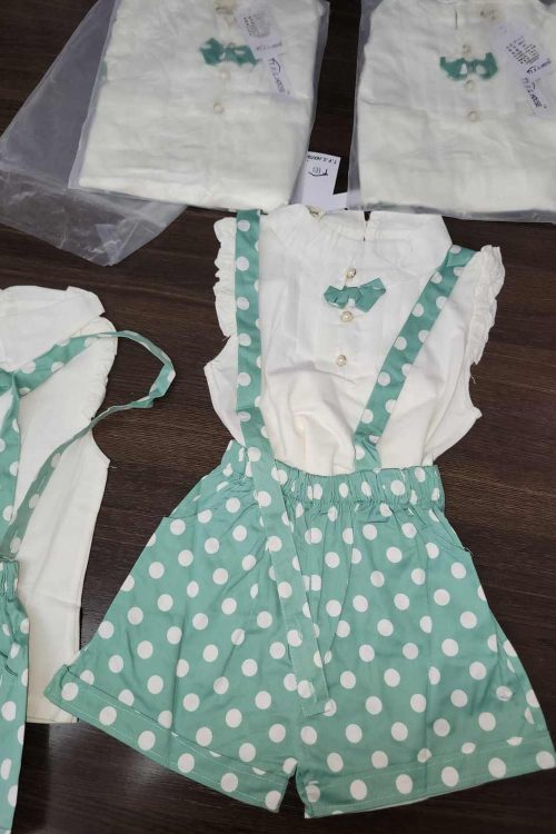 Girls’ 2-Piece Ruffled Top and Shorts Set