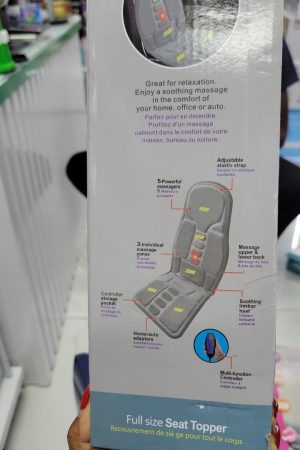 Electronic Seat Cushion Massager with Controller