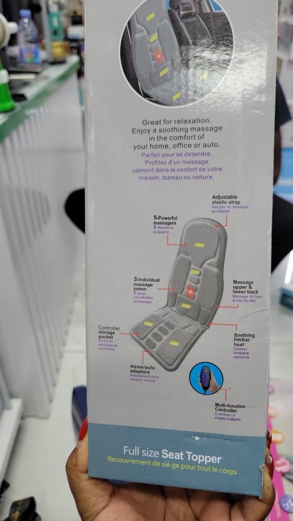 Electronic Seat Cushion Massager with Controller