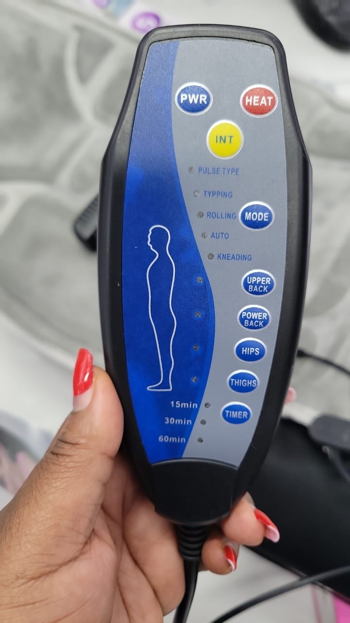 Electronic Seat Cushion Massager with Controller - Image 2