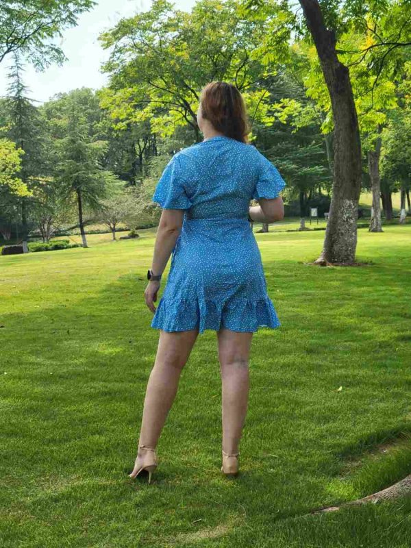 High Quality Chiffon Wrap Dresses – Mixed Colors - Image 6