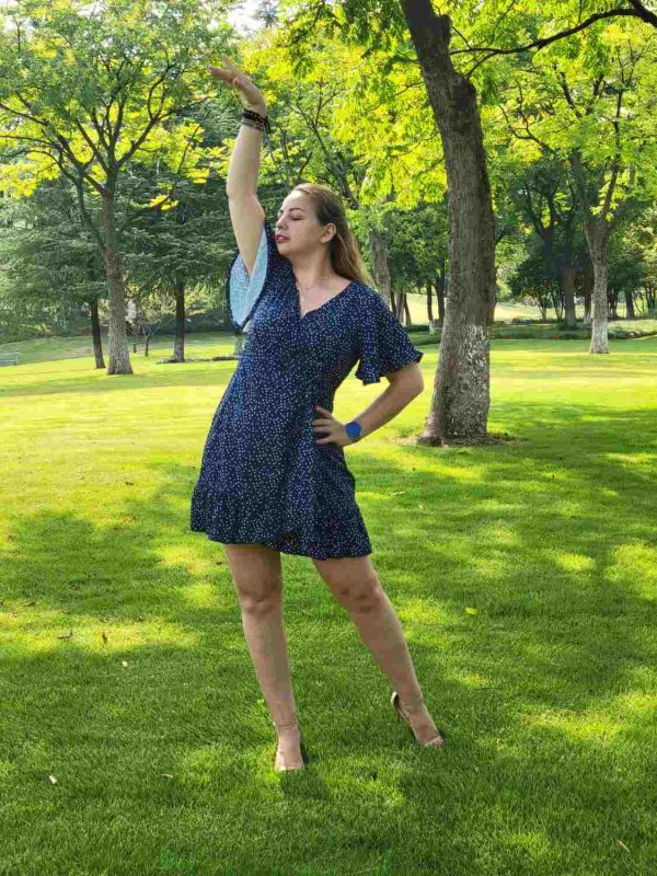 High Quality Chiffon Wrap Dresses – Mixed Colors - Image 3
