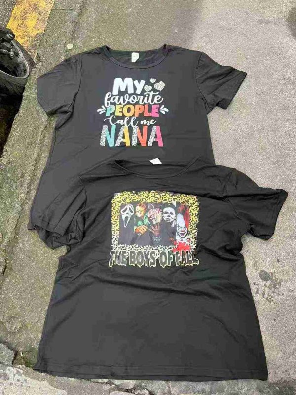 Cotton Blend Unisex T-Shirts – Mixed Colors & Designs - Image 5