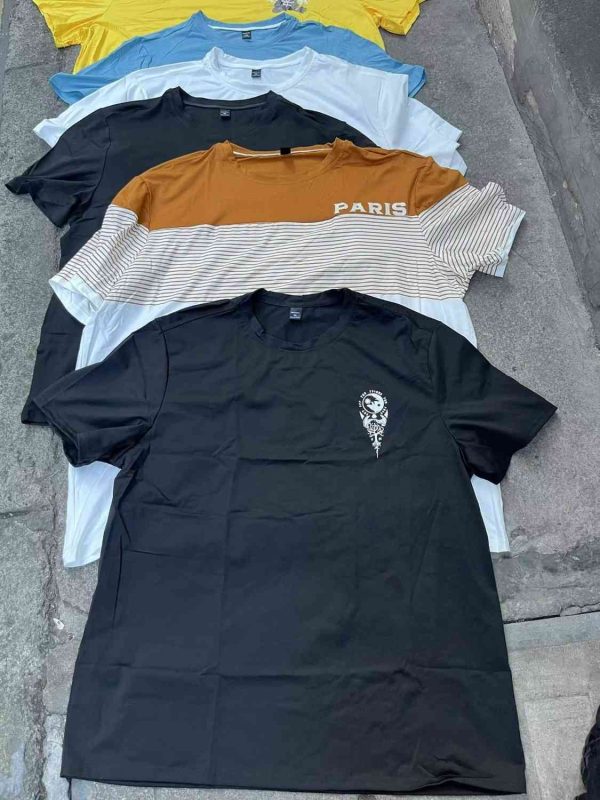 Cotton Blend Unisex T-Shirts – Mixed Colors & Designs - Image 3
