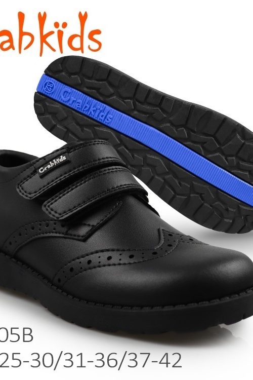 CRABKIDS Leather School Shoes – Sizes 27–30