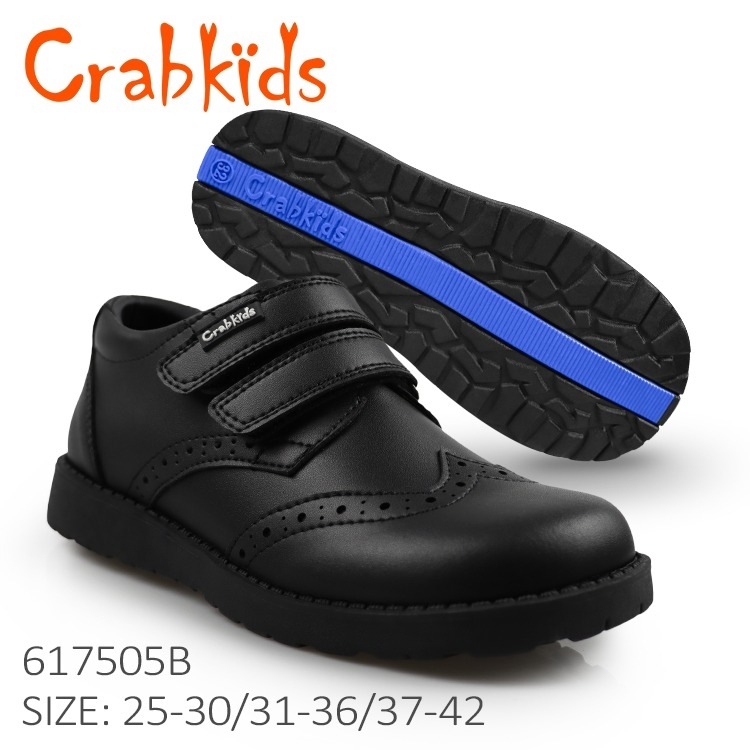 CRABKIDS Leather School Shoes β Sizes 27β30