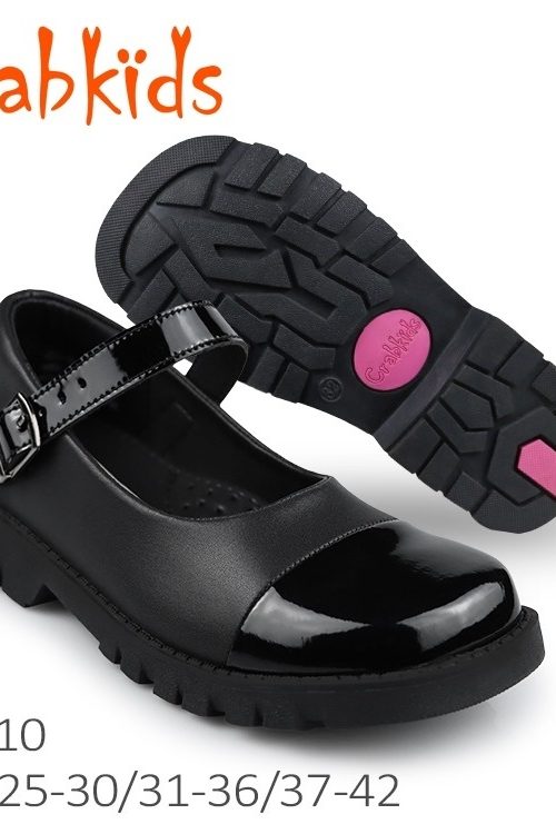 CRABKIDS Leather School Shoes – Sizes 37–42
