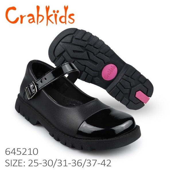 CRABKIDS Leather School Shoes – Sizes 37–42