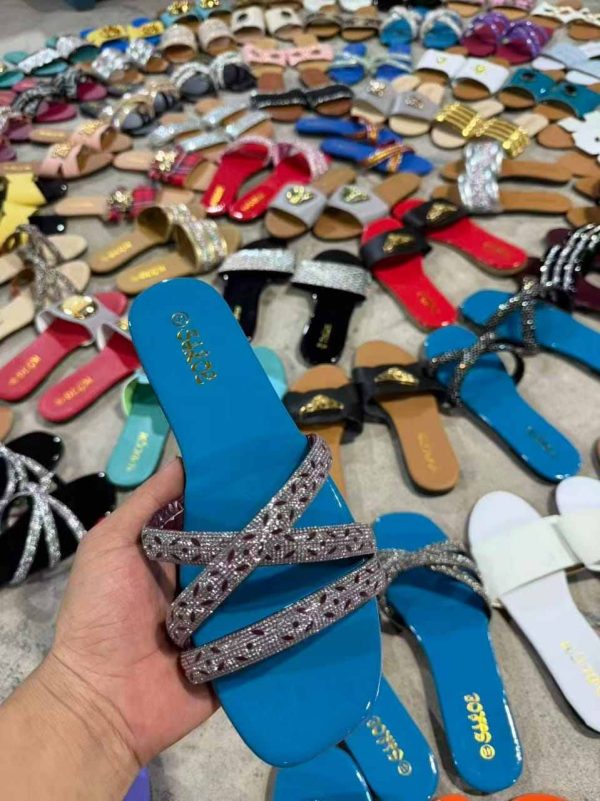 Everyday Ladies’ Mixed Flat Sandals & Slippers - Image 3