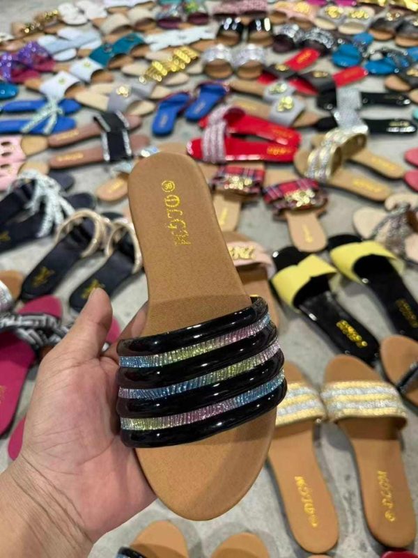 Everyday Ladies’ Mixed Flat Sandals & Slippers - Image 2