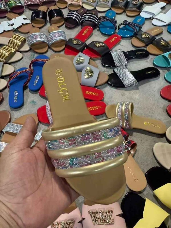 Everyday Ladies’ Mixed Flat Sandals & Slippers - Image 8