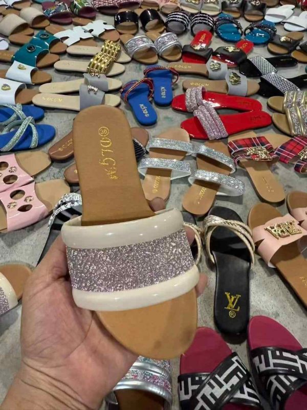 Everyday Ladies’ Mixed Flat Sandals & Slippers - Image 7