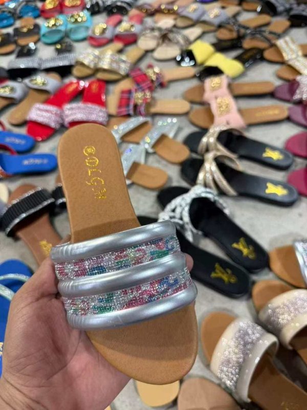 Everyday Ladies’ Mixed Flat Sandals & Slippers - Image 6