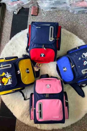 Smart Kids School Backpack: Big Size Premium Cartoon Mix