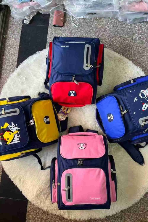 Smart Kids School Backpack: Big Size Premium Cartoon Mix