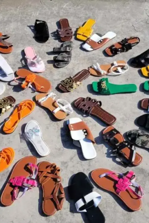 European Mixed Ladies Sandals — 50 Pairs Per Carton (Size 36-43)