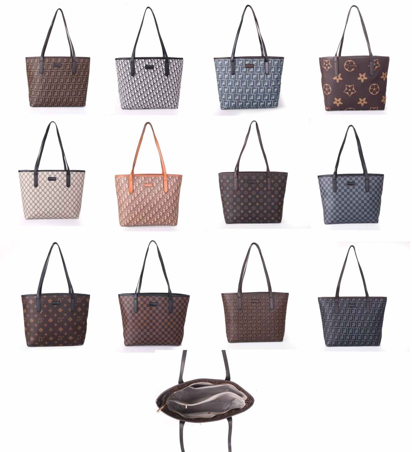 Floral Totes - Monogram & Diverse Prints - Image 2