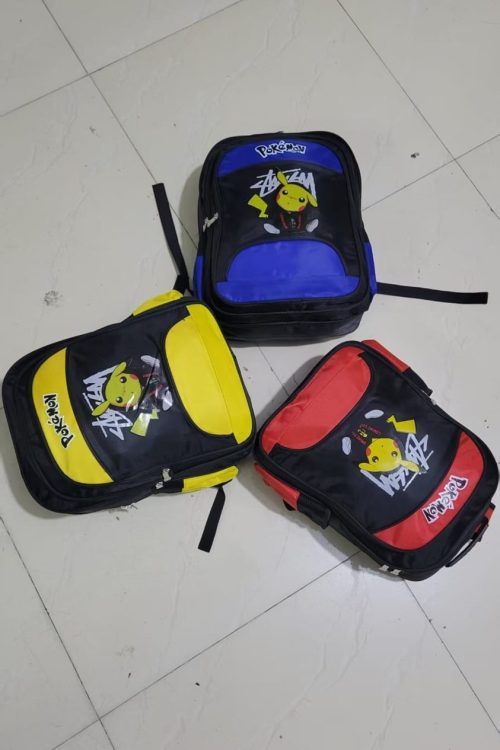 Junior Backpack: Big Size Cartoon School Bag