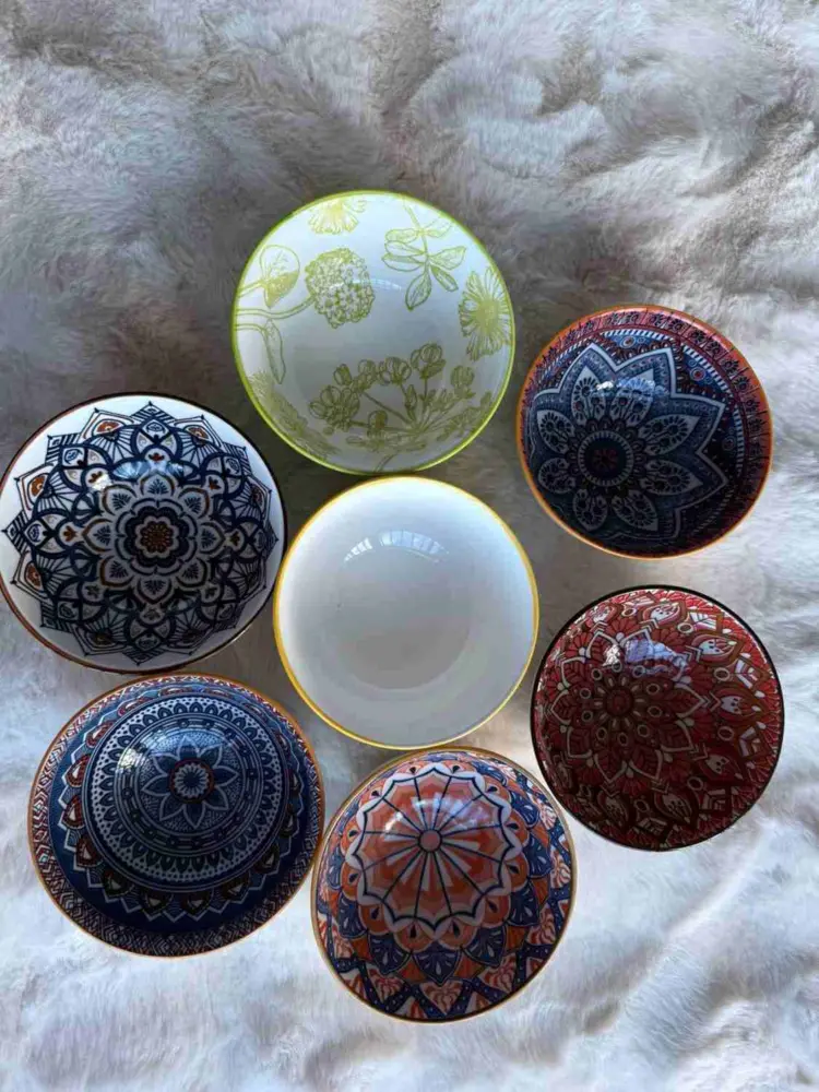 Floral Russian Bowls - Image 7