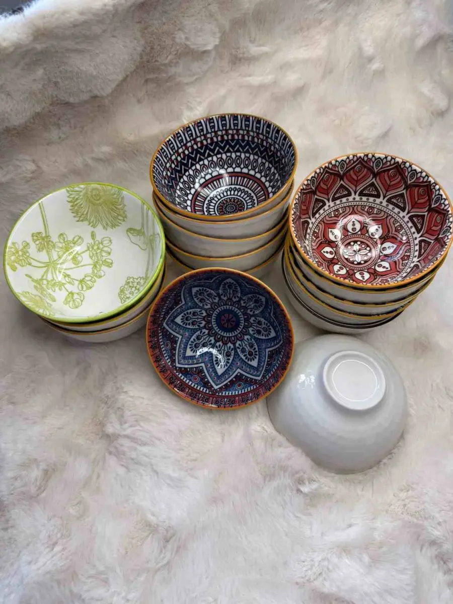 Floral Russian Bowls - Image 3
