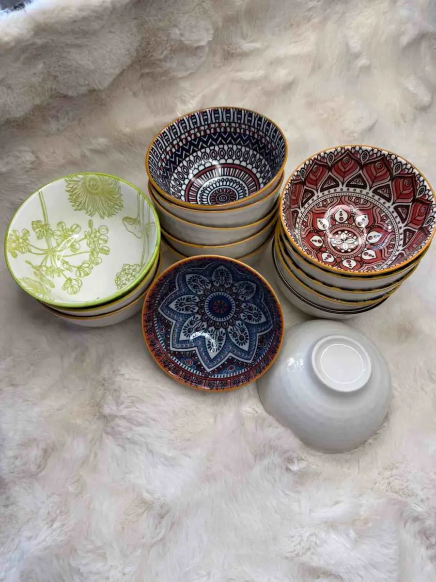 Floral Russian Bowls - Image 2