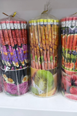 Decorative Pencil Pack - 72 Pieces Mixed Designs