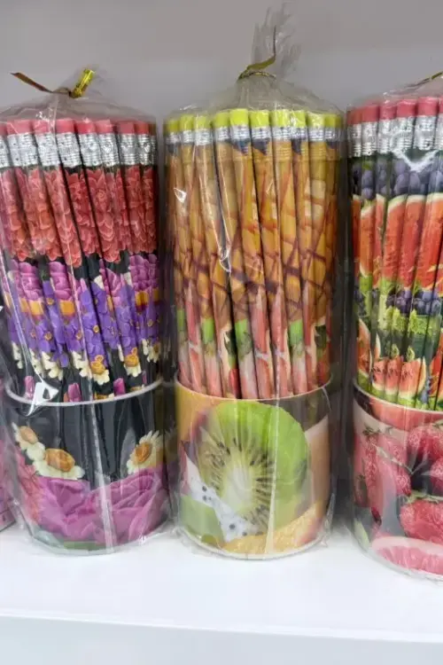 Decorative Pencil Pack – 72 Pieces Mixed Designs