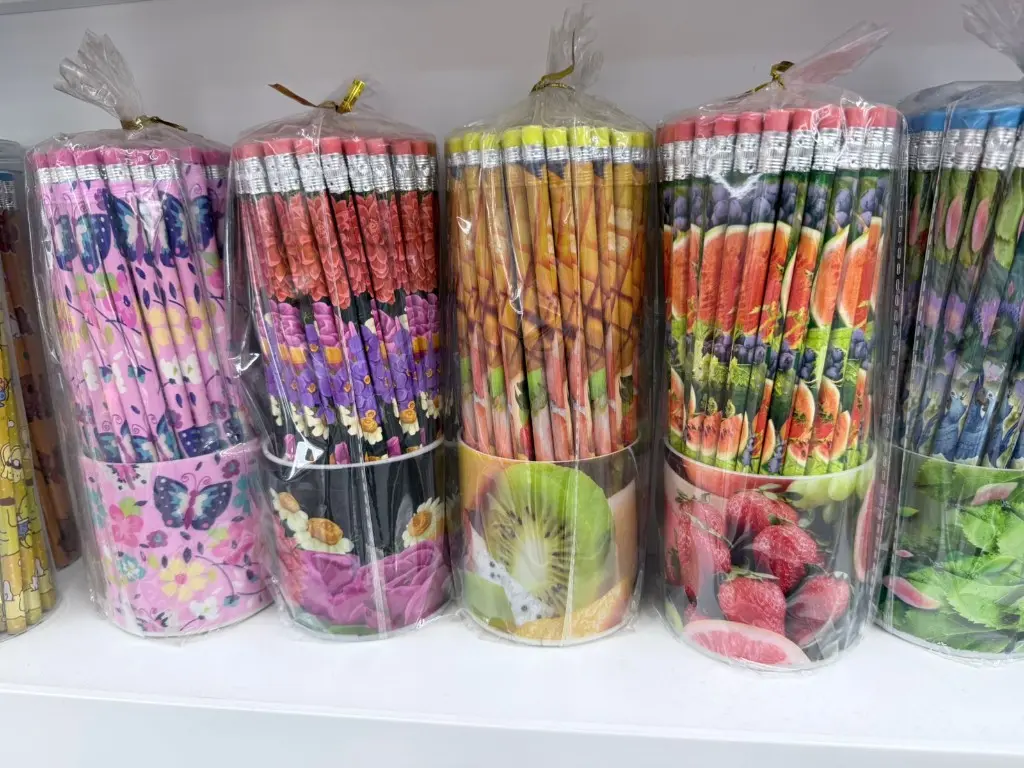 Decorative Pencil Pack - 72 Pieces Mixed Designs