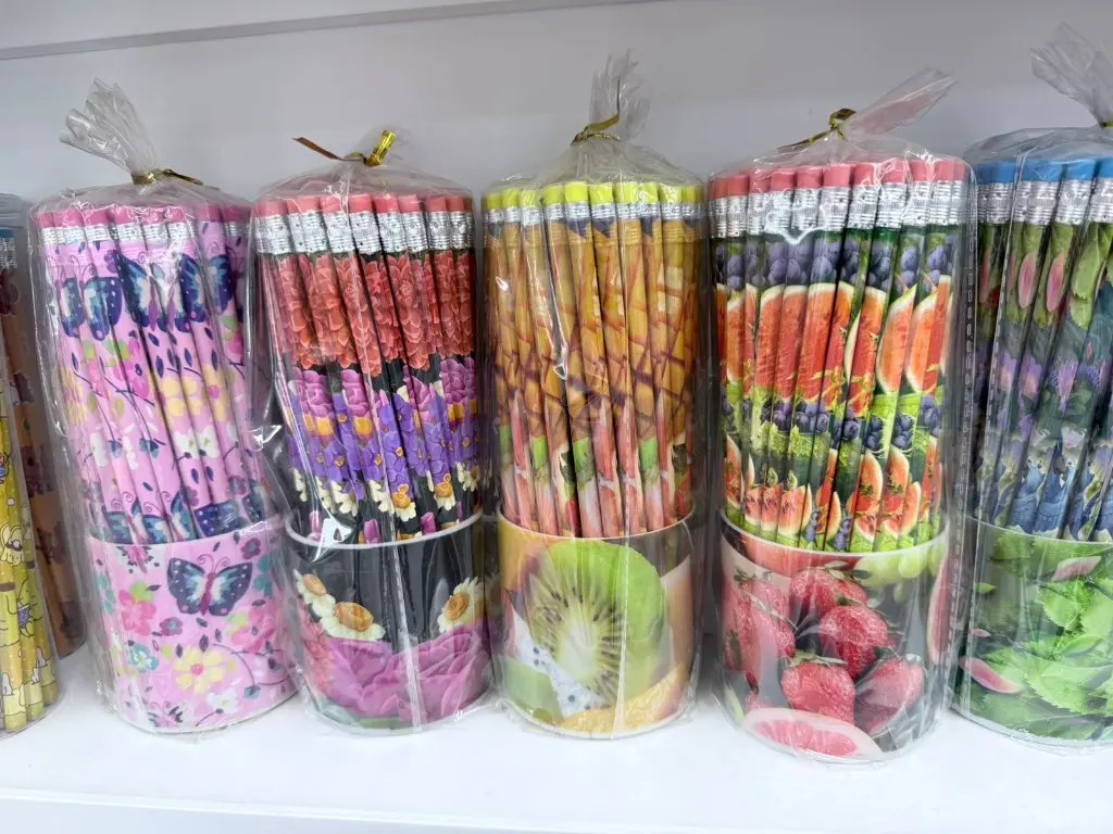 Decorative Pencil Pack - 72 Pieces Mixed Designs - Image 3