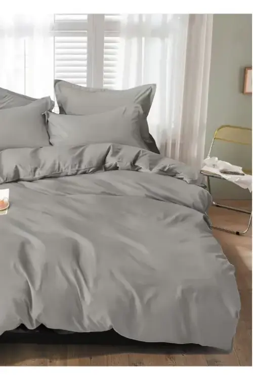Fitted Bedsheet Set — 100% Pure Cotton (1 Bedsheet + 2 Pillowcases)