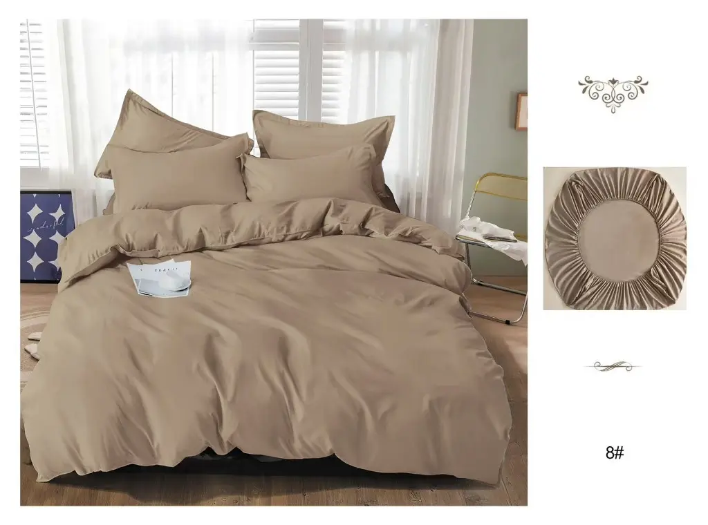Fitted Bedsheet Set — 100% Pure Cotton (1 Bedsheet + 2 Pillowcases) - Image 4