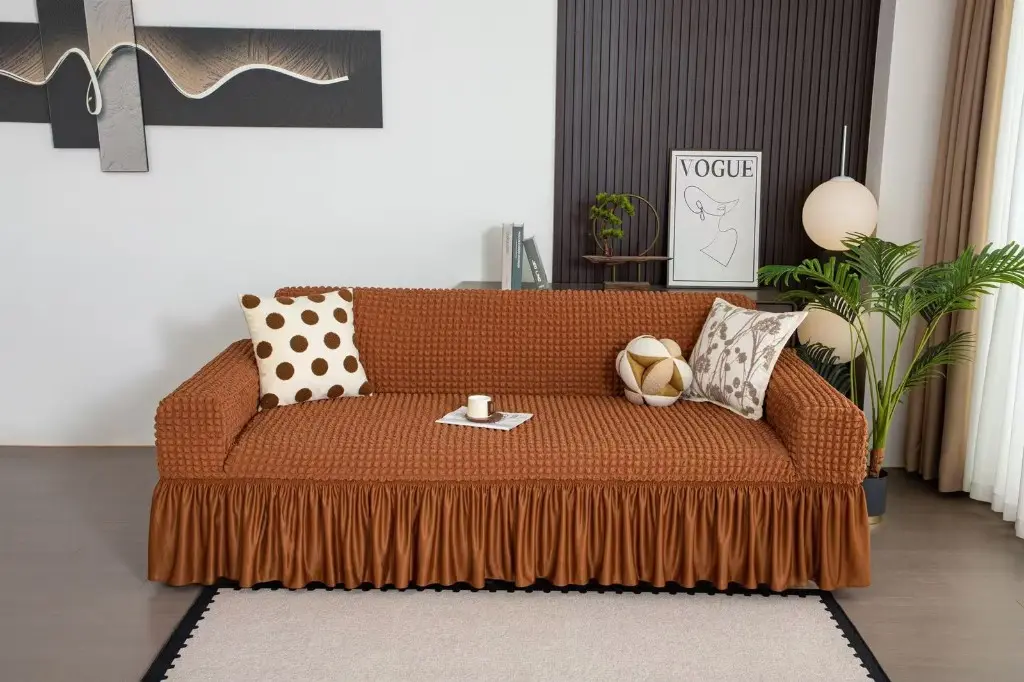 Sofa Cover Set β Stretch Bubble Fabric - Image 7
