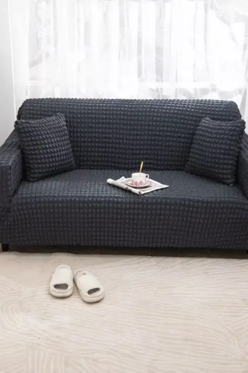 Sofa Cover Set — Stretch Bubble Fabric