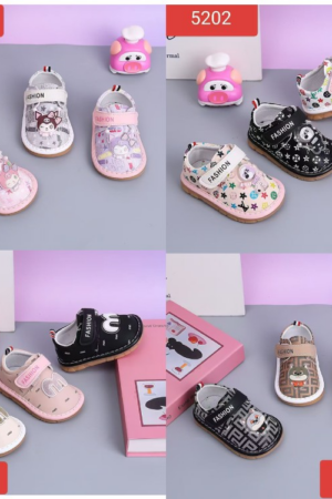 Labubu Toddler Shoes Velcro Strap Multiple Colors