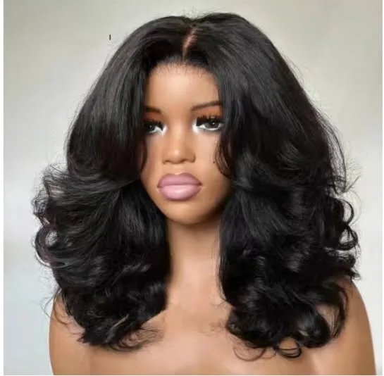 18-Inch 13x4 Lace Frontal Layered Wig