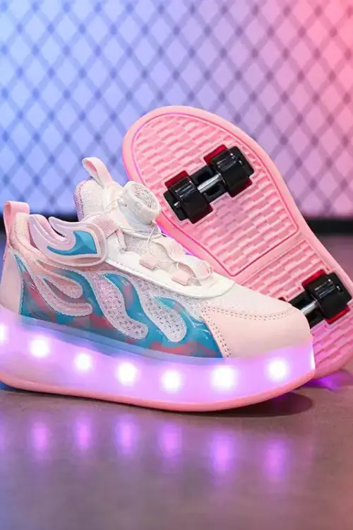 Premium LED Skate Sneakers – USB Rechargeable Size 28-37