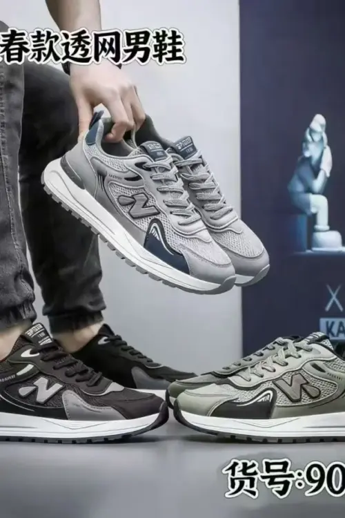 New Spring Style Breathable Mesh Designer Men’s Sneakers