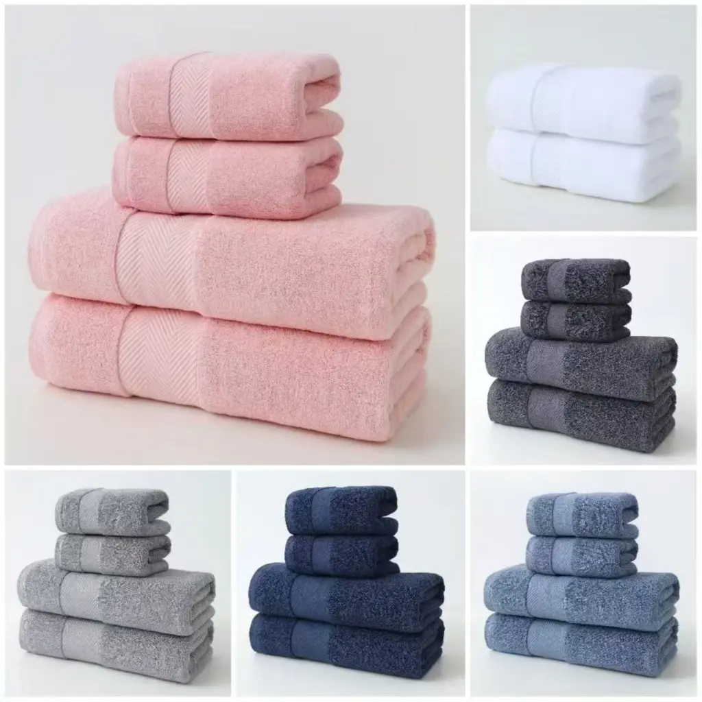 Premium Towels — 100% Pure Cotton Soft