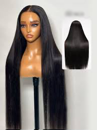 26-Inch Silky Bone Straight 13x4 Lace Frontal Wig — Crisp Middle Part