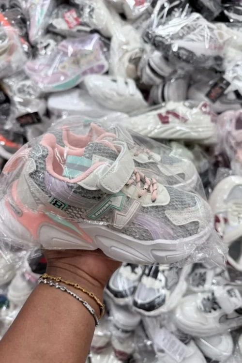 High-Quality Unisex Kids Mixed Sneakers — 7 Assorted Designs
