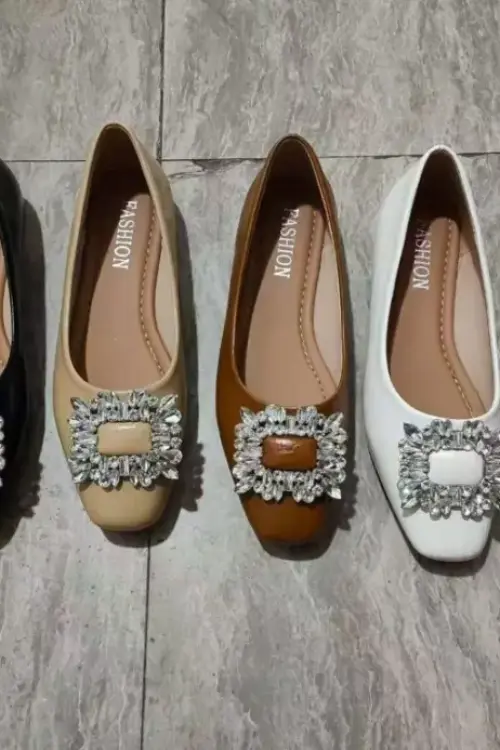 Women’s Square-Toe Doll Shoes – Size 36-41