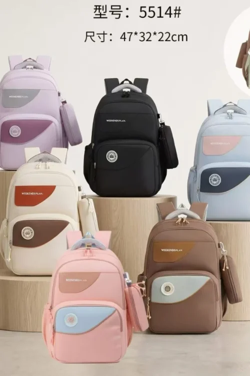 Latest High Quality School Bags with Pencil Pouch