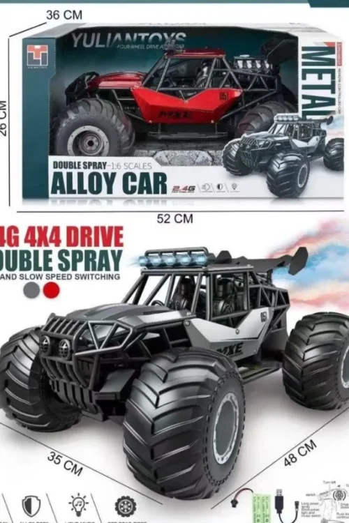 Alloy 4WD Remote Control Monster Truck 1:6 Scale