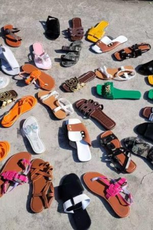 Euro Glam Mixed Flat Sandals — photo 1