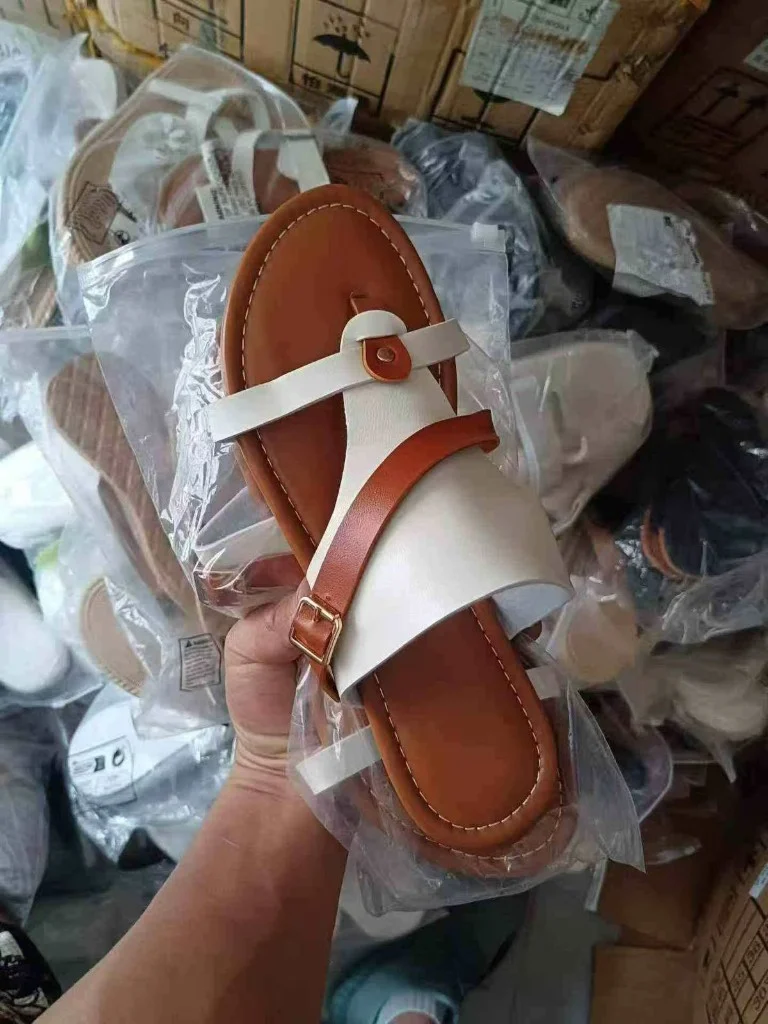 Euro Glam Mixed Flat Sandals — photo 2