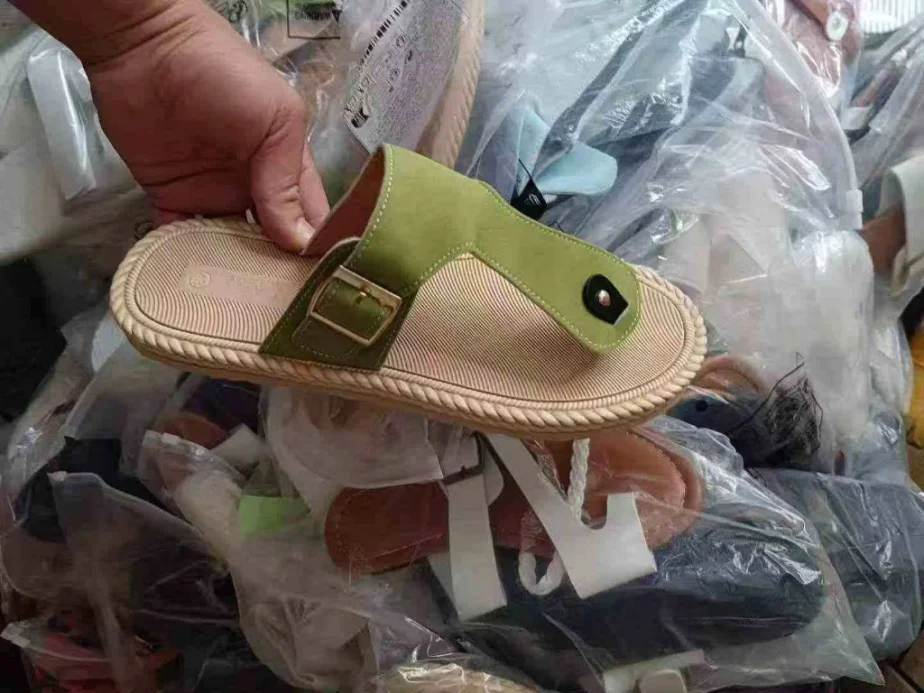 Euro Glam Mixed Flat Sandals — photo 3