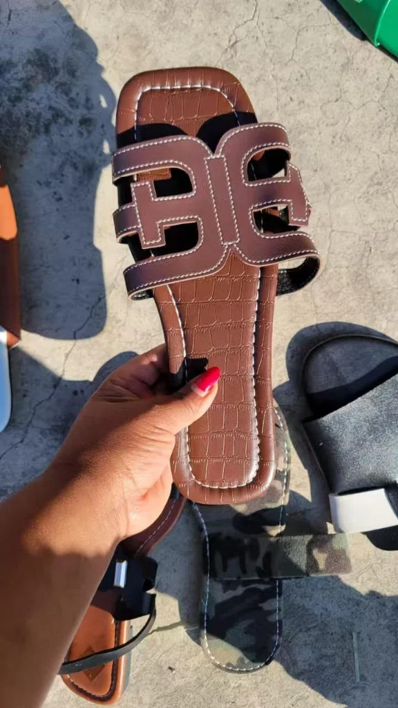 Euro Glam Mixed Flat Sandals — photo 4
