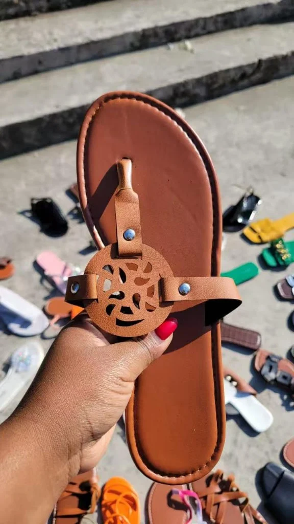 Euro Glam Mixed Flat Sandals — photo 6